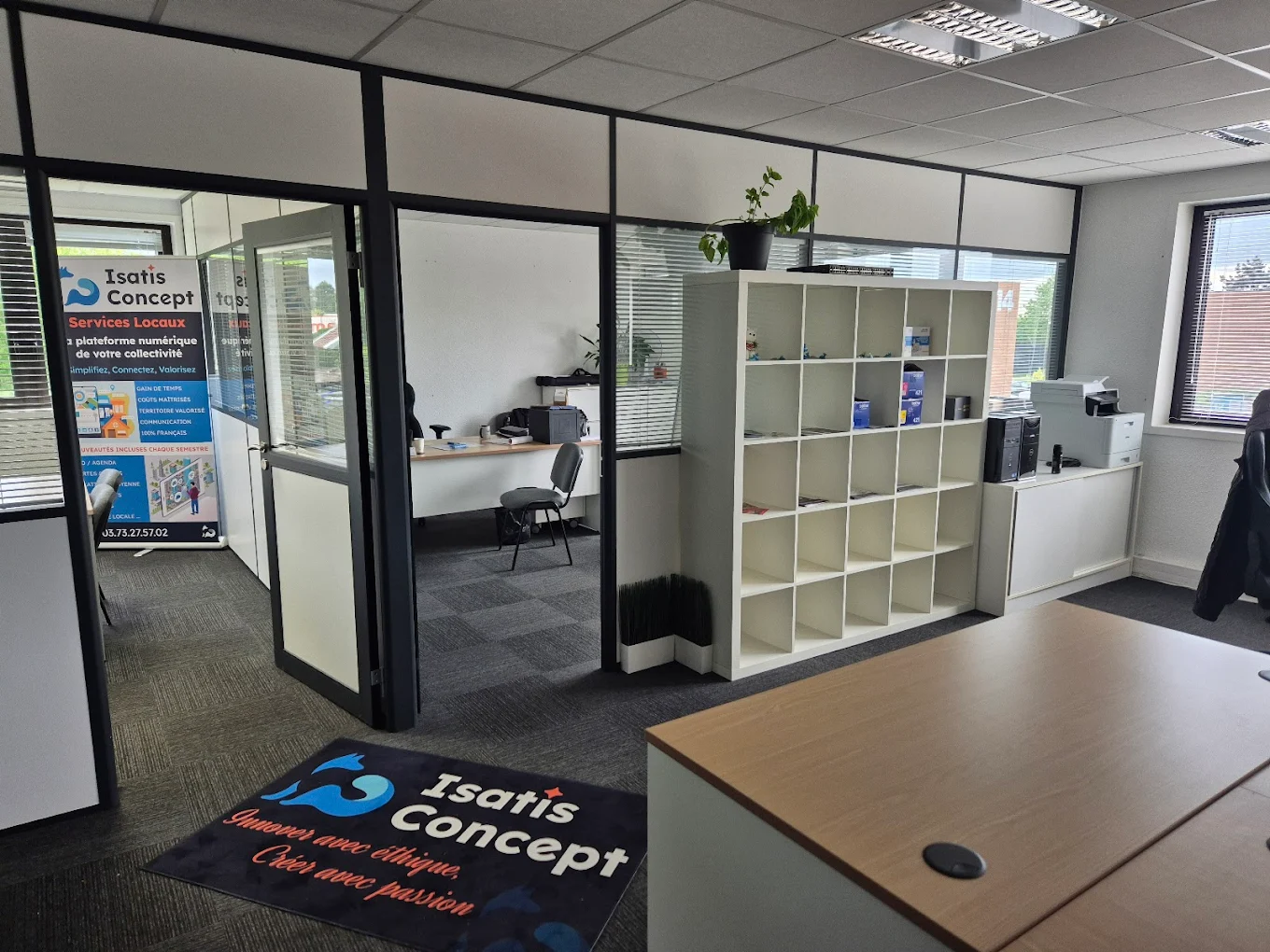 Espace de travail et équipe technique à Dijon