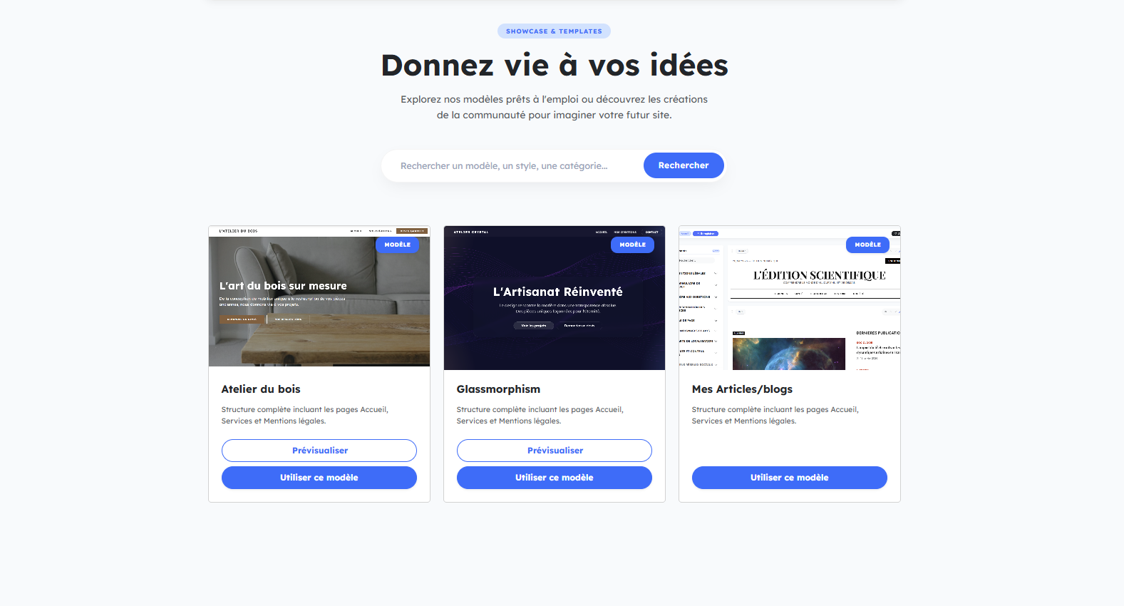Sélection d'un modèle
